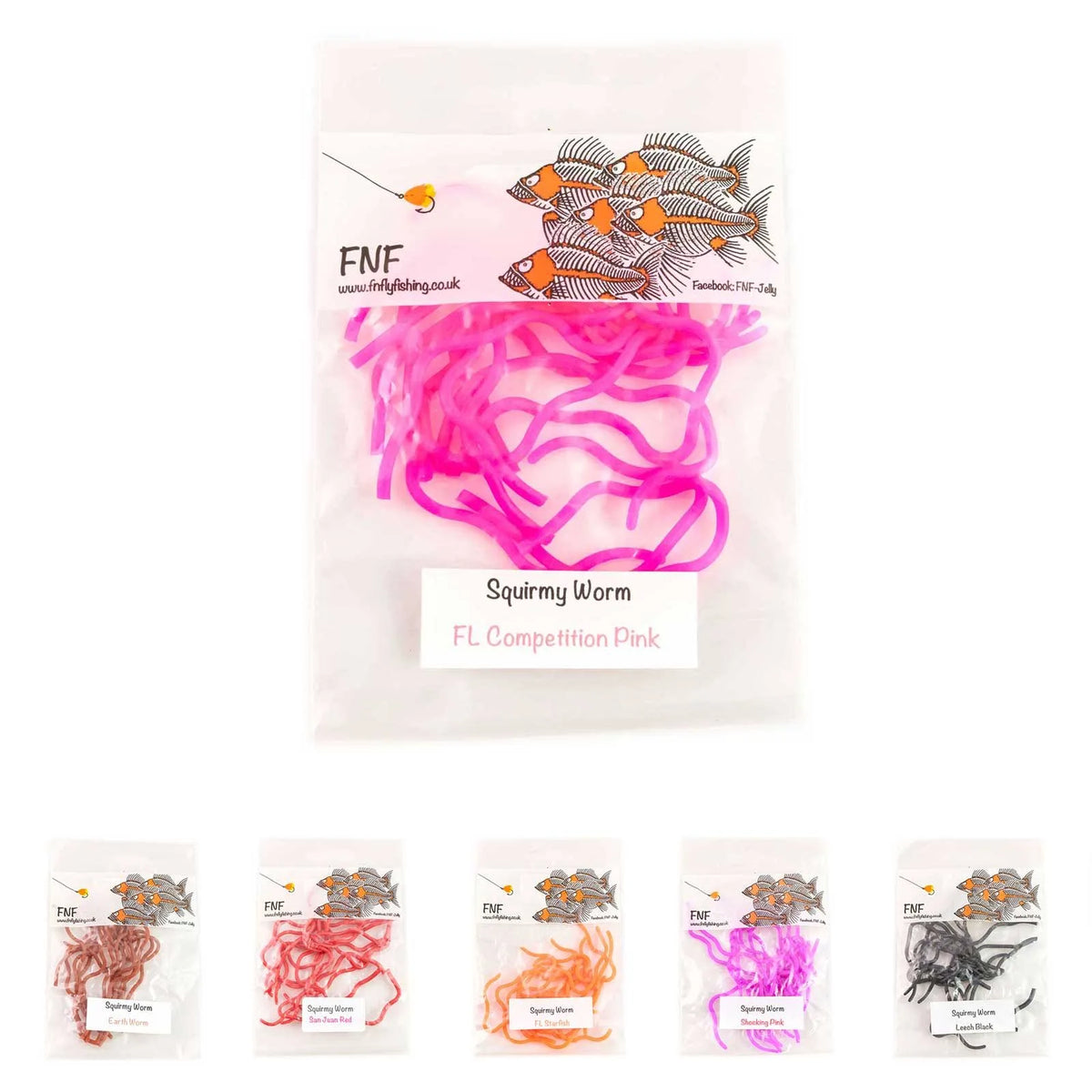 Pink Leach FNF Squirmy Worm – Tat2flyfisher Fly Shop